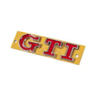 GTI emblem (90 x 25 mm) foto 2