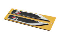 Sidelister FR sort/krom (145 mm x 22 mm) foto 2