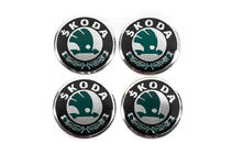 Skoda Klistermærker til fælgcenterkapsler 56 mm J1009 (4 stk.) foto 4