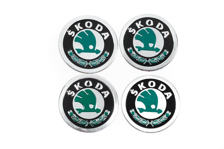 Skoda Klistermærker til navkapsler 60 mm 8932 (4 stk.) Image