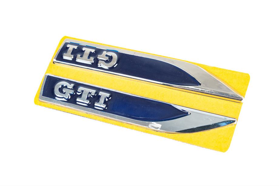 Sidelister GTI blå/krom (145 x 22 mm) Foto 2