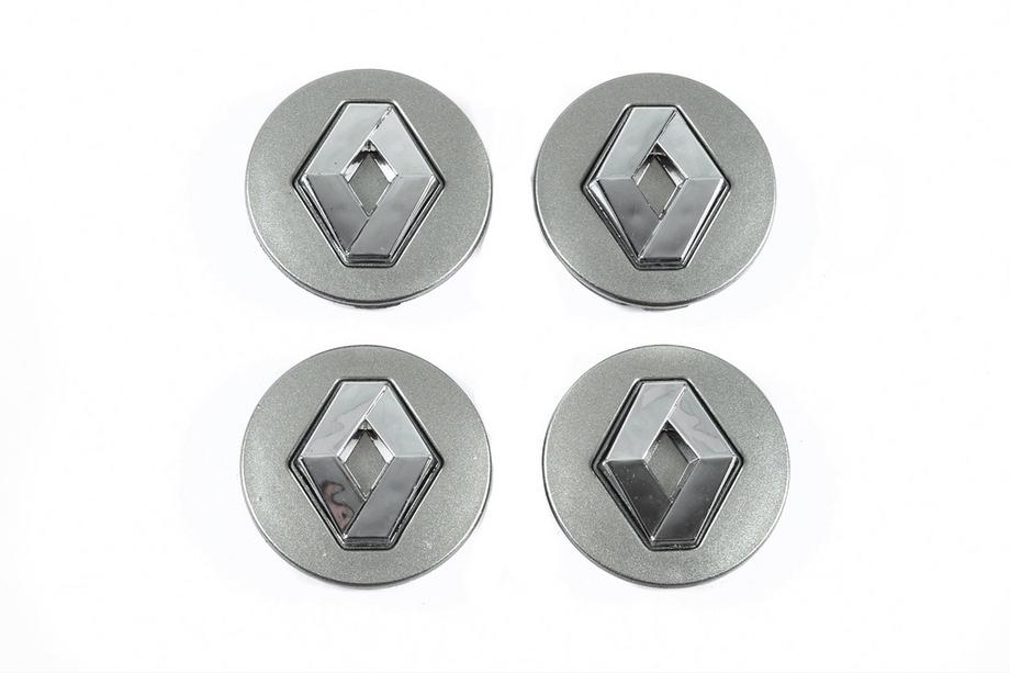 Renault Centrekapsler til fælge grå 5884 (56 mm til 52 mm, 4 stk) Foto 2
