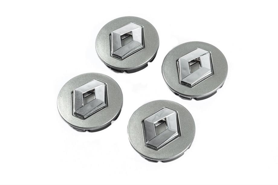 Renault Centrekapsler til fælge grå 5884 (56 mm til 52 mm, 4 stk) Foto 1