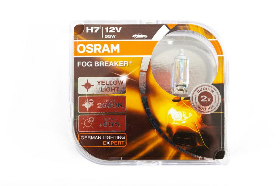 Osram H7 55W Fog Breaker 62210FBR forlygtepære Image