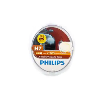 Philips H7 55W 12972XVG X-treme Vision G-Force +130% forlygtepære foto 1