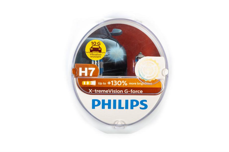 Philips H7 55W 12972XVG X-treme Vision G-Force +130% forlygtepære Foto 1