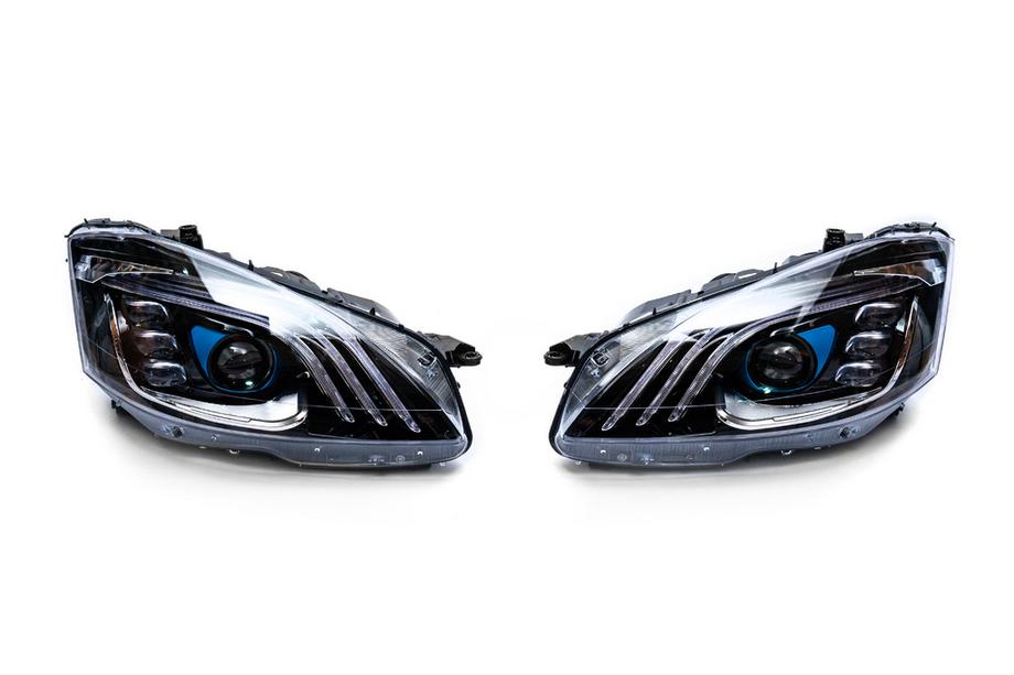 Mercedes S-Klasse W221 2005–2013 Restyling-forlygter (Maybach-design X222) Foto 7