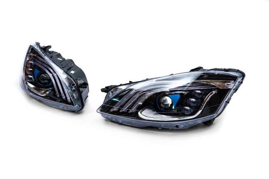 Mercedes S-Klasse W221 2005–2013 Restyling-forlygter (Maybach-design X222) Foto 6