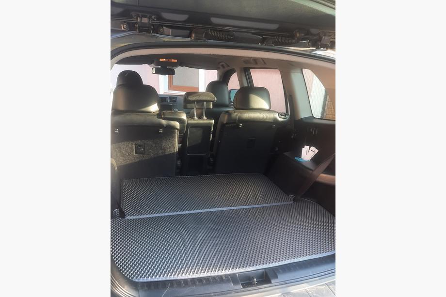 Toyota Highlander 2008–2013 EVA bagagerumsmåtte (2 dele, sort) Image