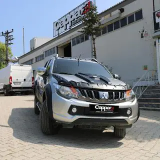 Sæt motorhjelmslister DRAGON (2015-2019, 3 stk) Mitsubishi L200 2015–2024 foto 2