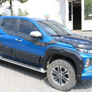 Hjulskærmsudvidere V2 (2019+, EuroCap) Mitsubishi L200 2015–2024 foto 1