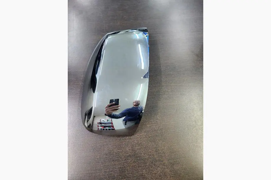 Nissan Pathfinder R51 2005–2014 Krom spejlkappe med blinklys (passagerside) Foto 3