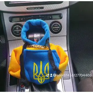 Gearstangsovertræk hoodie (Ukraine) foto 2
