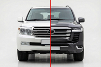 Toyota Land Cruiser 200 2007–2021 Restyling-kit til LC 300 High-Line (komplet sæt) foto 1