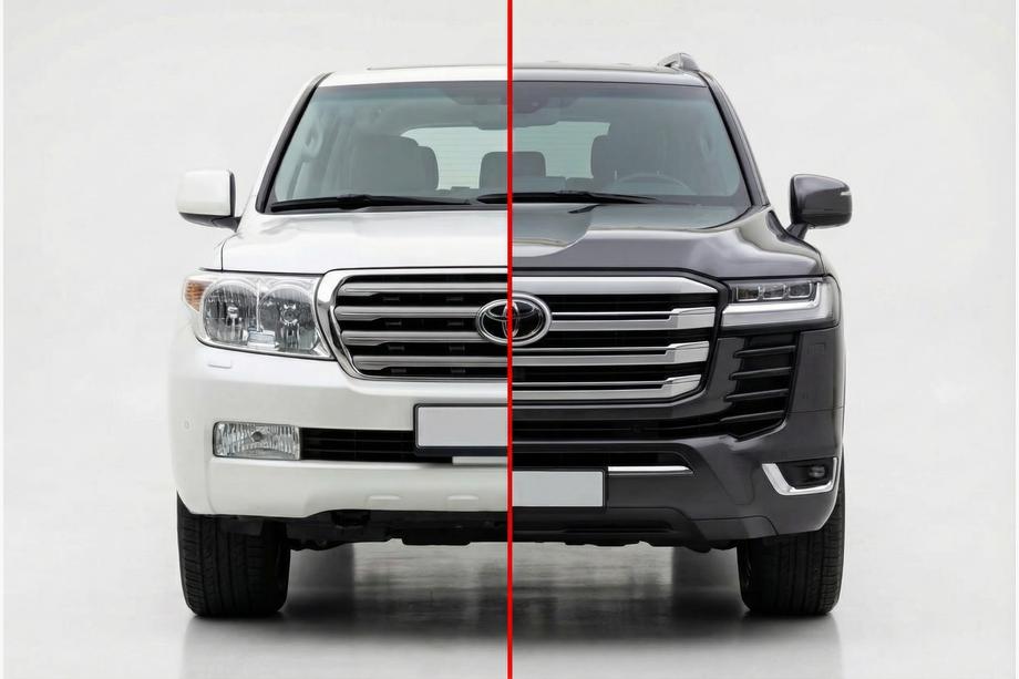 Toyota Land Cruiser 200 2007–2021 Restyling-kit til LC 300 High-Line (komplet sæt) Image