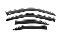 Toyota Yaris/Yaris Cross (XP210) 2020– Vindafvisere med kromliste (4 stk., Niken) foto 2