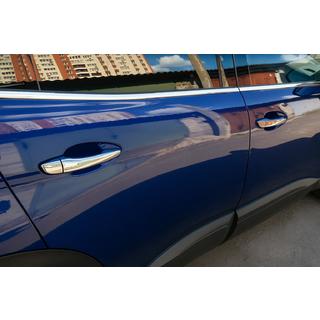 Carmos dørgrebsdæksler (4 stk., rustfrit stål) Citroen C-3 Aircross 2017–2024 foto 1