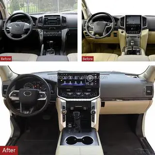 Interiør-opgraderingssæt til LC300 (instrumentbrætpaneler) Toyota Land Cruiser 200 2007–2021 foto 2