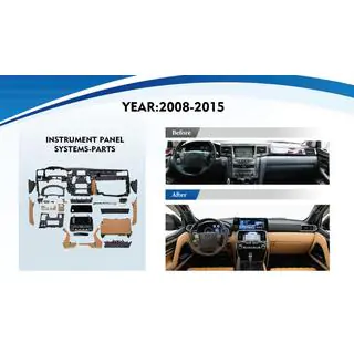 Interiør opgraderingssæt til LX600 (Full) Lexus LX570/450d 2008–2022 foto 2