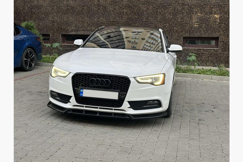 Audi A5 2007–2015 Forreste læbespoiler (til Base, 2011-2015, ubehandlet til lakering) Image