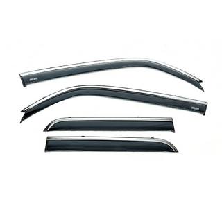 Vindafvisere med kromliste (4 stk., Niken) Toyota 4Runner 2009–2024 foto 2