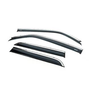 Vindafvisere med kromliste (4 stk., Niken) Toyota 4Runner 2009–2024 foto 1