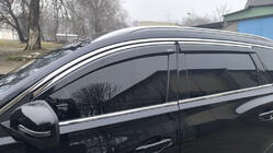 Chery Tiggo 7 2020– Vindafvisere med kromliste (4 stk., Niken) foto 2