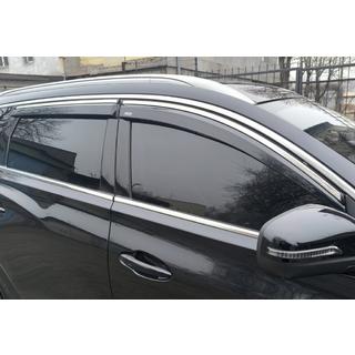 Vindafvisere med kromliste (4 stk., Niken) Chery Tiggo 7 2020– foto 1