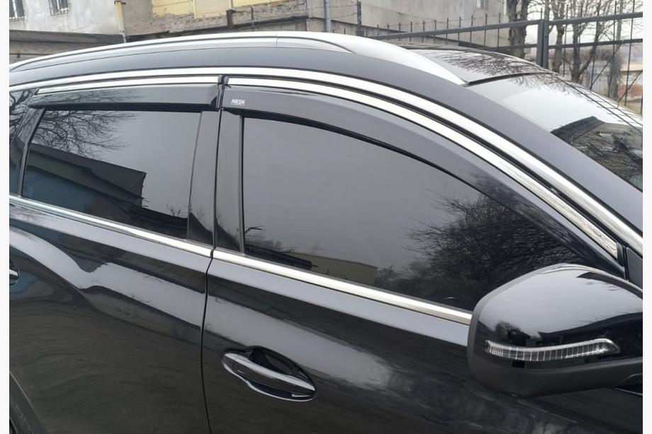 Chery Tiggo 7 2020– Vindafvisere med kromliste (4 stk., Niken) Image