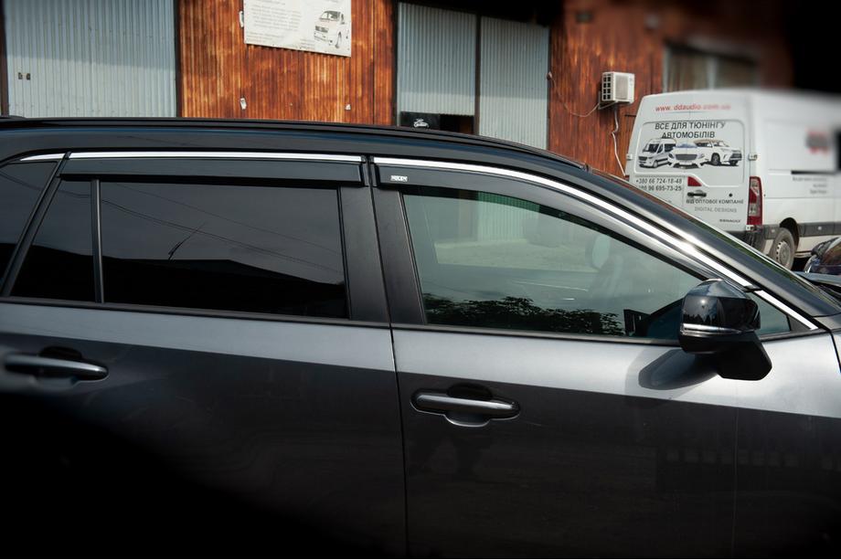 Toyota Rav 4 2019–2025 Vindafvisere med kromliste (4 stk., Niken) Foto 8