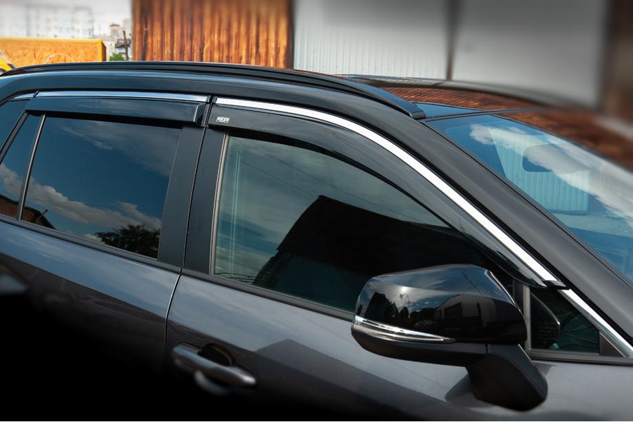 Toyota Rav 4 2019–2025 Vindafvisere med kromliste (4 stk., Niken) Foto 9
