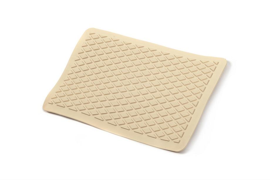 Hælplade i gummi (beige) Image