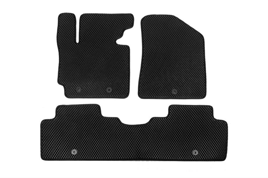Kia Soul II 2013–2018 EVA gulvmåtter (sorte) Image