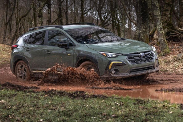 Test af den firehjulstrukne crossover Subaru Crosstrek