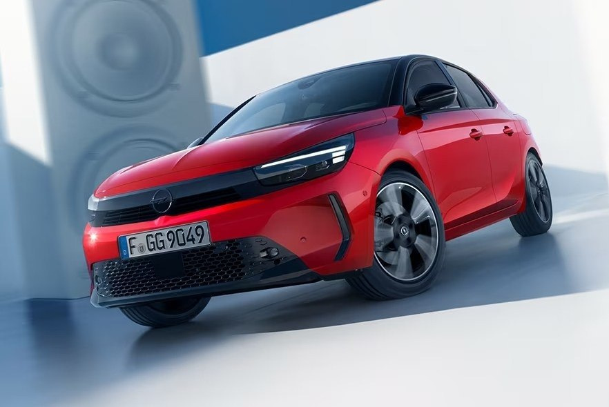 Facelift-version af den kompakte hatchback Opel Corsa F