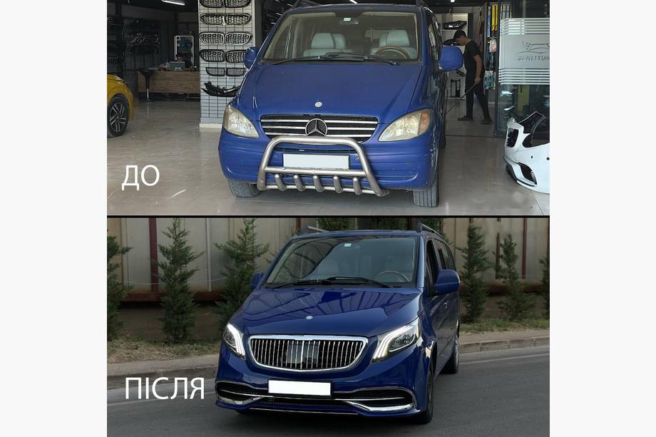 Mercedes Vito W639 2004–2014 Restyling-kit til W447 Maybach Foto 1
