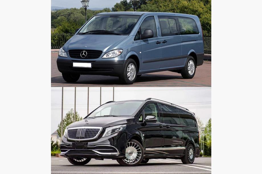 Mercedes Viano 2004–2014 Restyling-kit til W447 Maybach Foto 10