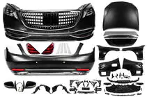 Mercedes S-Klasse W221 2005–2013 Facelift-kit til X222 Maybach S600 foto 2