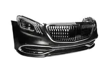 Mercedes S-Klasse W221 2005–2013 Facelift-kit til X222 Maybach S600 foto 28