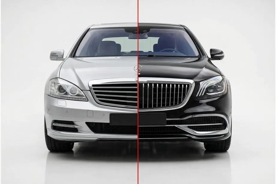 Mercedes S-Klasse W221 2005–2013 Facelift-kit til X222 Maybach S600 Image