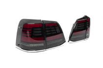 Toyota Land Cruiser 200 2007–2021 Baglygter 2008-2015 (Sequential Red) foto 3