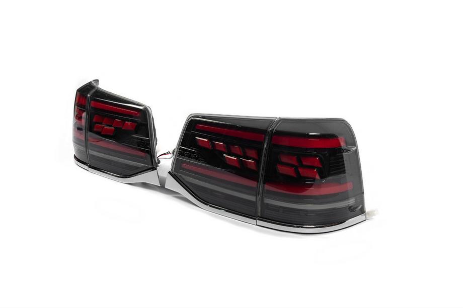 Toyota Land Cruiser 200 2007–2021 Baglygter 2016-2021 (Sequential Red Plus) Foto 2