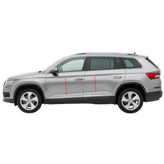 Carmos smal dørliste (rustfrit stål) Skoda Kodiaq 2016–2023 foto 1