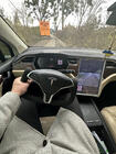 Tesla Model X 2015– Rat i skibsrat-design (Alcantara, med varme) foto 2