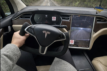 Tesla Model X 2015– Rat i skibsrat-design (Alcantara, med varme) foto 1