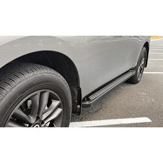 Sidetrin New Vision Grey (2 stk., aluminium)