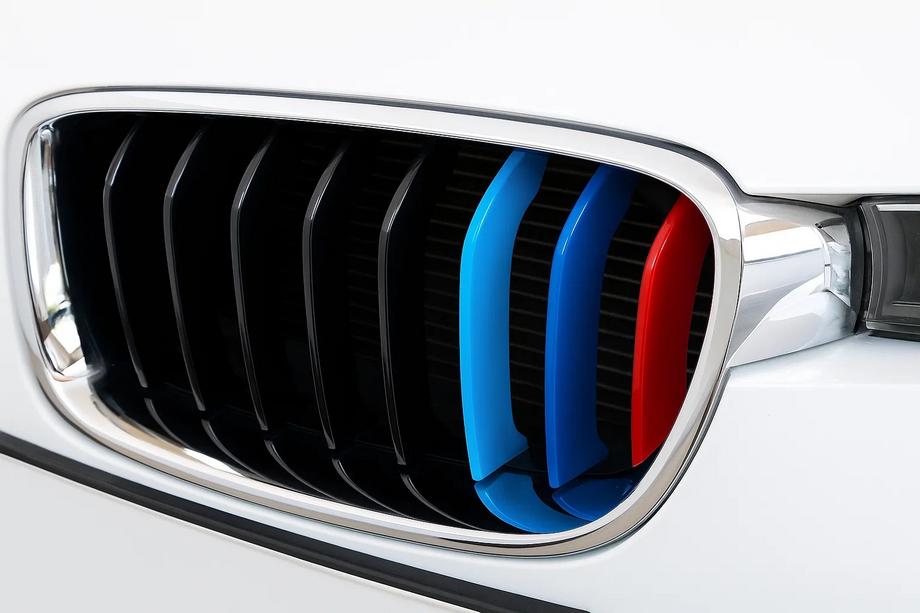 BMW 3-serie F30/F31 2012–2019 Gitterlister til 8-lamels grill (3 stk.) Image