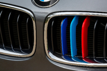 BMW 3-serie F30/F31 2012–2019 Grillister til 11-lamellers grill (3 stk.) foto 1