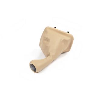 Gearmanchet + gearknop OEM (beige) BMW 3-serie E46 1998–2006 foto 4