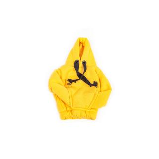 Gearskifteovertræk hoodie (gul, sort snor) foto 2